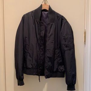 VINCE Navy Bomber Jacket